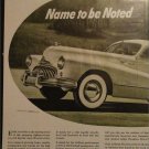 1948 Buick Roadmaster 4 dr sedan Name car ad
