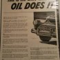 1948 Buick 4 dr sedan Oil Does It All car ad