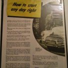 1948 Buick Roadmaster Convertible How To Start Right car ad