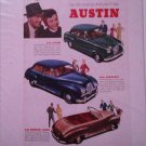 1953 Austin Lineup car ad