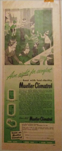1951 Mueller Climatrol ad