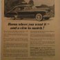 1949 Buick Roadmaster 4 dr sedan Room car ad