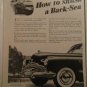 1949 Buick Super 4 dr sedan Shush car ad