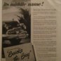 1949 Buick Super 4 dr sedan Action car ad