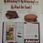 1951 Admiral Model 1191 Refrigerator ad #1