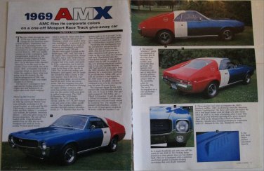 1969 American Motors AMX car article
