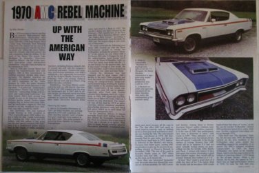 1970 American Motors Rebel Machine car article