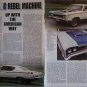 1970 American Motors Rebel Machine car article