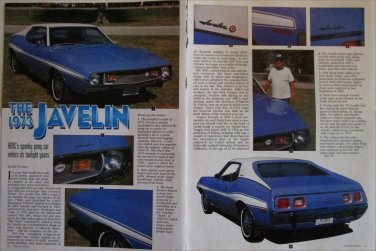 1973 American Motors Javelin car article