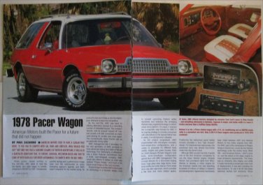 1978 American Motors Pacer Station Wagon car article