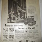 1930 Allis-Chalmers Monarch tractor ad