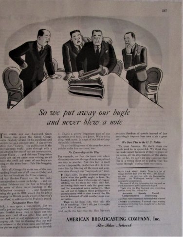 1945 ABC Radio ad