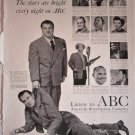 1948 ABC Television ad featuring Abbott & Costello