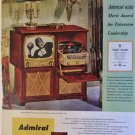 1950 Admiral Wins Merit Award Television ad