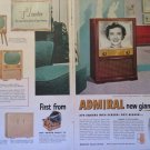1954 Admiral 21 inch Television ad