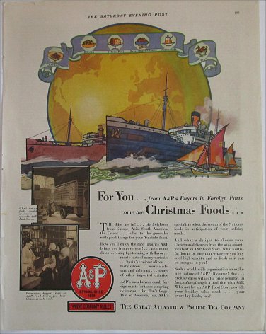 1929 A & P Food ad