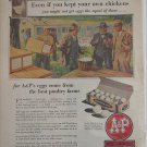 1930 A & P Eggs ad