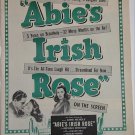 Abbies Irish Rose Movie ad