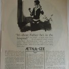 1924 Aetna Insurance Its About Father ad