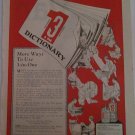 1924 3 In One Oil Dictionary ad