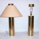 Matched pair industrial modern canister lights
