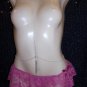 Crystal Waterfall Silvertone Belly Chain