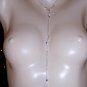 Eve olive green Crystal Floral Vine Full Body Chain