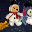 Disney Snowman Pooh and Sugar Plum Fairy Eeyore
