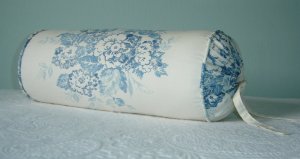 RALPH LAUREN CUSTOM 14"X6" CATALINA ISLAND FLORAL  BOLSTER PILLOW