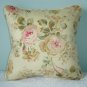 RALPH LAUREN CUSTOM WOODSTOCK GARDEN/ CALICO 14"PILLOW