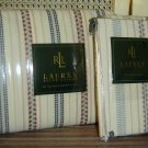 RALPH LAUREN VILLANDRY STRIPE QUEEN DUVET 2 EURO SHAMS