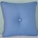 RALPH LAUREN CUSTOM DRIVER STRIPE14"X14" PILLOW WITH BUTTONS
