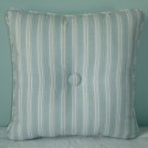 RALPH LAUREN CUSTOM HOPE CHEST STRIPE14"X14" PILLOW WITH BUTTONS