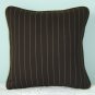 RALPH LAUREN CUSTOM 14"X14" METROPOLITAN PLACE STRIPE ACCENT PILLOW