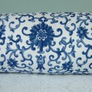 ALPH LAUREN CUSTOM 14"X6" PORCELAIN TOILE BOLSTER PILLOW