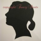 Female Paper Silhouette 8x10