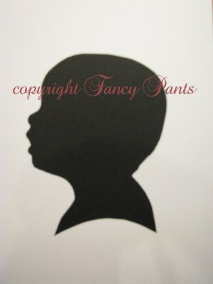 CUSTOM Paper Silhouette 8x10
