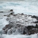 Tides on the rocks in Kauai, Hawaii