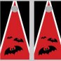 Bats Cornhole Board Set ~ 2 Boards & 8 Bags ~ Bean Bag Toss ~ New in Box