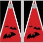 Bats Cornhole Board Set ~ 2 Boards & 8 Bags ~ Bean Bag Toss ~ New in Box