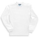 Kids T-Shirt LS White Size M