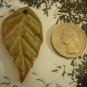 organic ceramic large leaf button