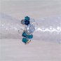 Handmade Wire-wrapped Crystals Blue Ring