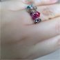 Handmade Wire-wrapped Pink Hue Ring