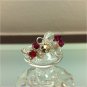 Handmade Wire-wrapped Swarvoski Crystals Ring