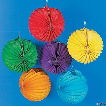 48 BALLOON PAPER LANTERNS from The Oriental Trading Company