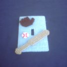 BASEBALL LIGHT SWITCH COVER