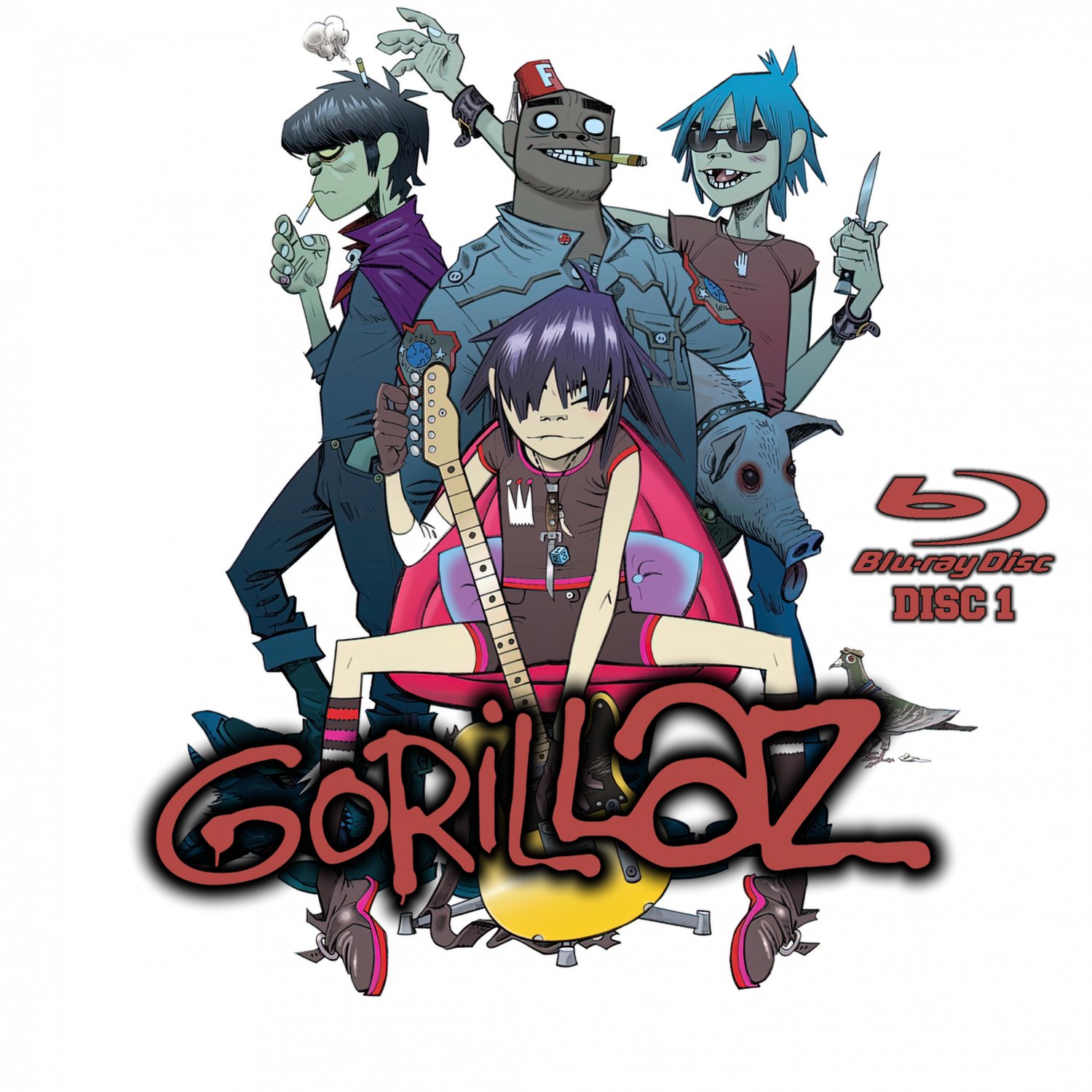 Gorillaz Music Videos Collection (Full HD 1080p) (2 BluRay's) 37 Music