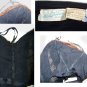 Paris Couture Vintage 50s HELENA BARBIERI ORIGINAL mink trim gown med