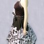Trixxie black white cotton halter dress size 3 small